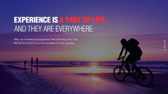 如何看著網頁面看著大氣些呢